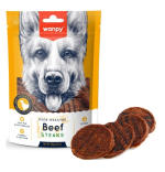 تشویقی سگ ونپی گوشت گاو Wanpy Beef Steaks وزن 100 گرم