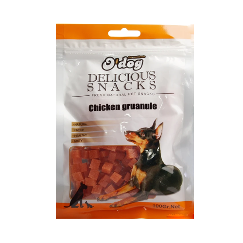 6940211002179 تشویقی سگ او داگ مرغ Odog Chicken Granule وزن 100 گرم
