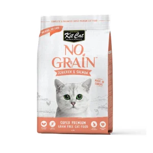 غذای خشک گربه بالغ کیت کت مرغ و ماهی سالمون Kit Cat وزن 1 کیلوگرم