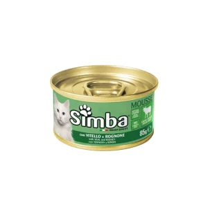 کنسرو گربه بالغ سیمبا موس گوشت گاو و جگر Simba وزن 85 گرم
