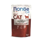 پوچ گربه بالغ مونژه چانک گوشت بره Monge وزن 85 گرم