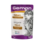 پوچ بچه گربه جمون چانک مرغ Gemon وزن 100 گرم
