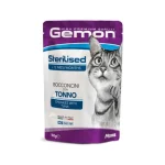 پوچ گربه بالغ جمون عقیم شده چانک ماهی تن Gemon وزن 100 گرم