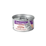 کنسرو بچه گربه جمون موس مرغ و ماهی سالمون Gemon وزن 85 گرم
