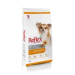 غذای خشک سگ بالغ نژاد کوچک رفلکس مرغ و برنج Reflex وزن 15 کیلوگرم