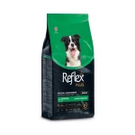 غذای خشک سگ بالغ نژاد متوسط و بزرگ رفلکس پلاس مرغ Reflex وزن 12 کیلوگرم