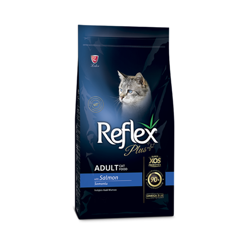 غذای خشک گربه بالغ رفلکس پلاس ماهی سالمون Reflex وزن 15 کیلوگرم غذای خشک گربه بالغ رفلکس پلاس ماهی سالمون Reflex وزن 15 کیلوگرم - تصویر 1