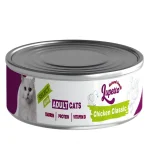 کنسرو گربه بالغ لوپتو سلکت مرغ میکس با نخود فرنگی و کدو سبز Lupetto بسته 6 عددی