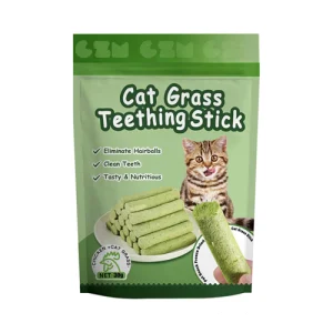 تشویقی گربه اسنک علف و مرغ Cat Grass وزن 30 گرم