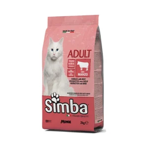 غذا خشک گربه بالغ سیمبا گوشت گاو Simba وزن 400 گرم