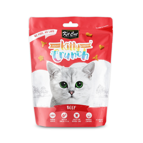 8858788709613 تشویقی گربه کیت کت گوشت گاو Kit Cat وزن 60 گرم