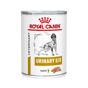 کنسرو درمانی سگ مشکلات مجاری ادراری رویال کنین Royal Canin Urinary S/O وزن 410 گرم