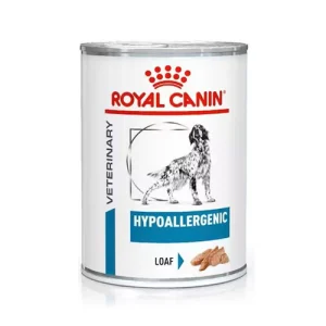کنسرو درمانی سگ هایپوالرژنیک رویال کنین Royal Canin Hypoallergenic وزن 400 گرم