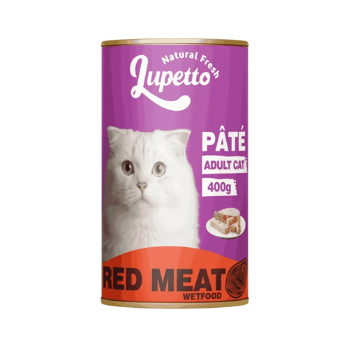 9780201279788 کنسرو گربه بالغ لوپتو پته گوشت گاو Lupetto وزن 400 گرم