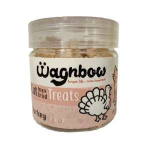 تشویقی فریزدراید گربه وگن بو بوقلمون Waganbow وزن 35 گرم