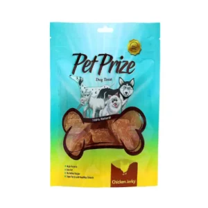 تشویقی سگ پت پرایز چیپس سینه مرغ Pet Prize وزن 50 گرم