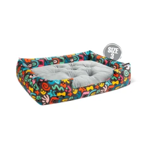 جای خواب سگ و گربه نیناپت منحنی طوسی Ninapet VIP سایز 3