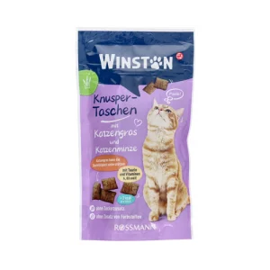 تشویقی گربه وینستون علف گربه و کت نیپ Winston وزن 50 گرم