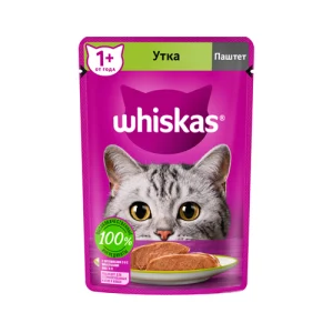 پوچ گربه بالغ ویسکاس پته اردک Whiskas وزن 85 گرم