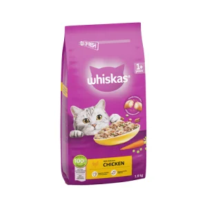 غذای خشک گربه بالغ ویسکاس مرغ Whiskas وزن 1.9 کیلوگرم