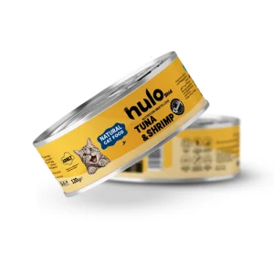 کنسرو گربه بالغ نولوشید نچرال مرغ و میگو Nulo Shid وزن 120 گرم