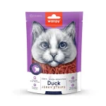 تشویقی گربه ونپی اردک Duck Jerky Strips وزن 80 گرم