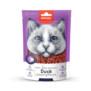 تشویقی گربه ونپی اردک Duck Jerky Strips وزن 80 گرم