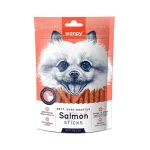 تشویقی سگ ونپی ماهی سالمون Wampy Salmon Sticks وزن 100 گرم