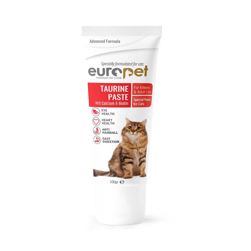 8683801903989 خمیر تائورین گربه یوروپت Europet Taurine Paste وزن 100 گرم