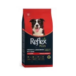 غذاي خشک سگ بالغ نژاد متوسط و بزرگ رفلکس پلاس بره Reflex وزن 3 کیلوگرم