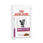 پوچ گربه رویال کنین رنال گوشت Royal Canin Renal وزن 85 گرم