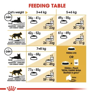 غذای خشک بریتیش رویال کنین Royal Canin British وزن 400 گرم