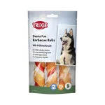 تشویقی سگ تریکسی استخوان دورپیچ مرغ Trixie Barbecue Rolls وزن 105 گرم
