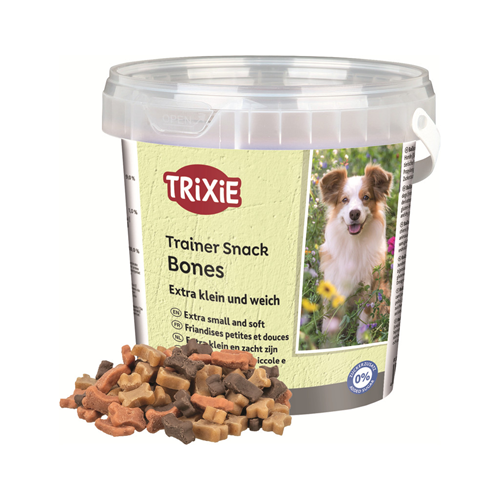 4011905315232 تشویقی سگ تریکسی سطلی استخوان کوچک Trixie Snak Bones وزن 500 گرم