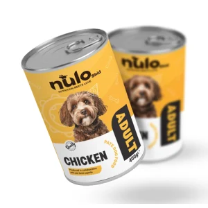 کنسرو سگ بالغ نولو شید پته مرغ Nulo Shid وزن 400 گرم