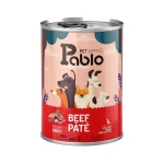 کنسرو سگ بالغ پابلو پته گوشت گاو Pablo وزن 430 گرم