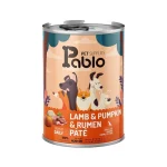 کنسرو سگ بالغ پابلو پته گوشت بره، کدوتنبل و سیرابی Pablo وزن 430 گرم