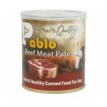 کنسرو سگ بالغ سوپرپرمیوم پابلو پته گوشت گاو Pablo وزن 800 گرم