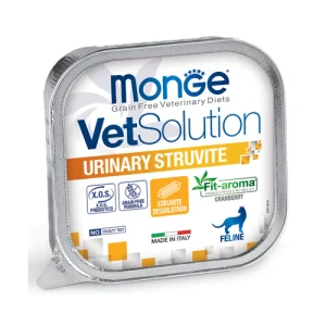 ووم درمانی گربه بالغ مونژه سلامت مجاری ادراری Monge Urinary Struvite وزن 100 گرم