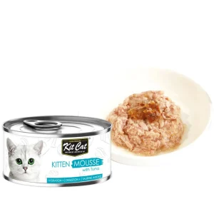 کنسرو بچه گربه کیت کت موس ماهی تن Kit Cat وزن 80 گرم