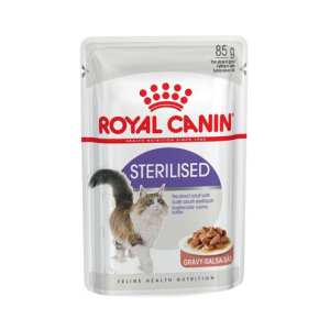پوچ گربه رویال کنین عقیم شده در ژل Royal Canin Sterilised وزن 85 گرم