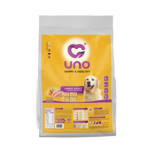 غذاي خشک سگ بالغ نژاد بزرگ اونو Uno مرغ 1 کيلو ( فله ) غذاي خشک سگ بالغ نژاد بزرگ اونو مرغ Uno وزن 1 کيلو ( فله )
