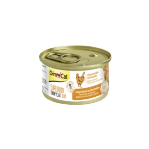 کنسرو گربه بالغ جیم کت نچرال مرغ و هویج Gim Cat وزن 70 گرم