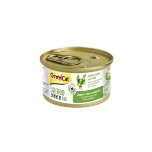 کنسرو گربه بالغ جیم کت نچرال مرغ و سیب Gim Cat وزن 70 گرم