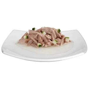 کنسرو گربه بالغ جیم کت نچرال ماهی و کدو سبز Gim Cat وزن 70 گرم