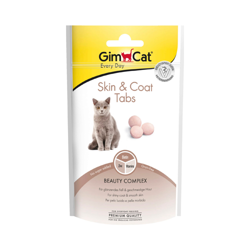 4002064418711 قرص تقویت پوست و موی جیم کت Gim Cat وزن 40 گرم