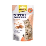 تشویقی مغزدار گربه جیم کت نوتری پاکت ماهی سالمون Gim Cat وزن 60 گرم