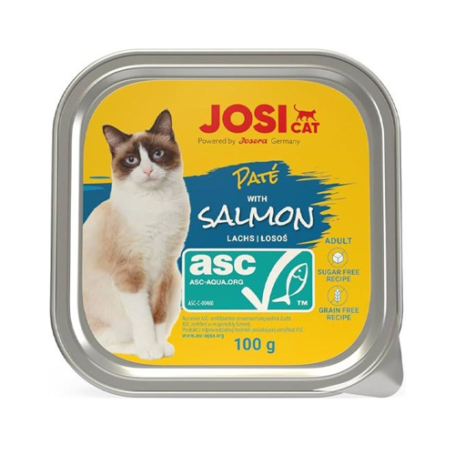 4032254780182 ووم گربه بالغ جوسی ماهی سالمون Jossi وزن 100 گرم