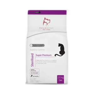 غذای خشک گربه عقیم شده سلبن Celebone Sterilized وزن 2.5 کیلوگرم