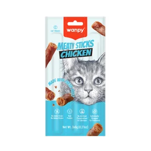 تشویقی مدادی گربه ونپی مرغ Wanpy تعداد 3 عدد